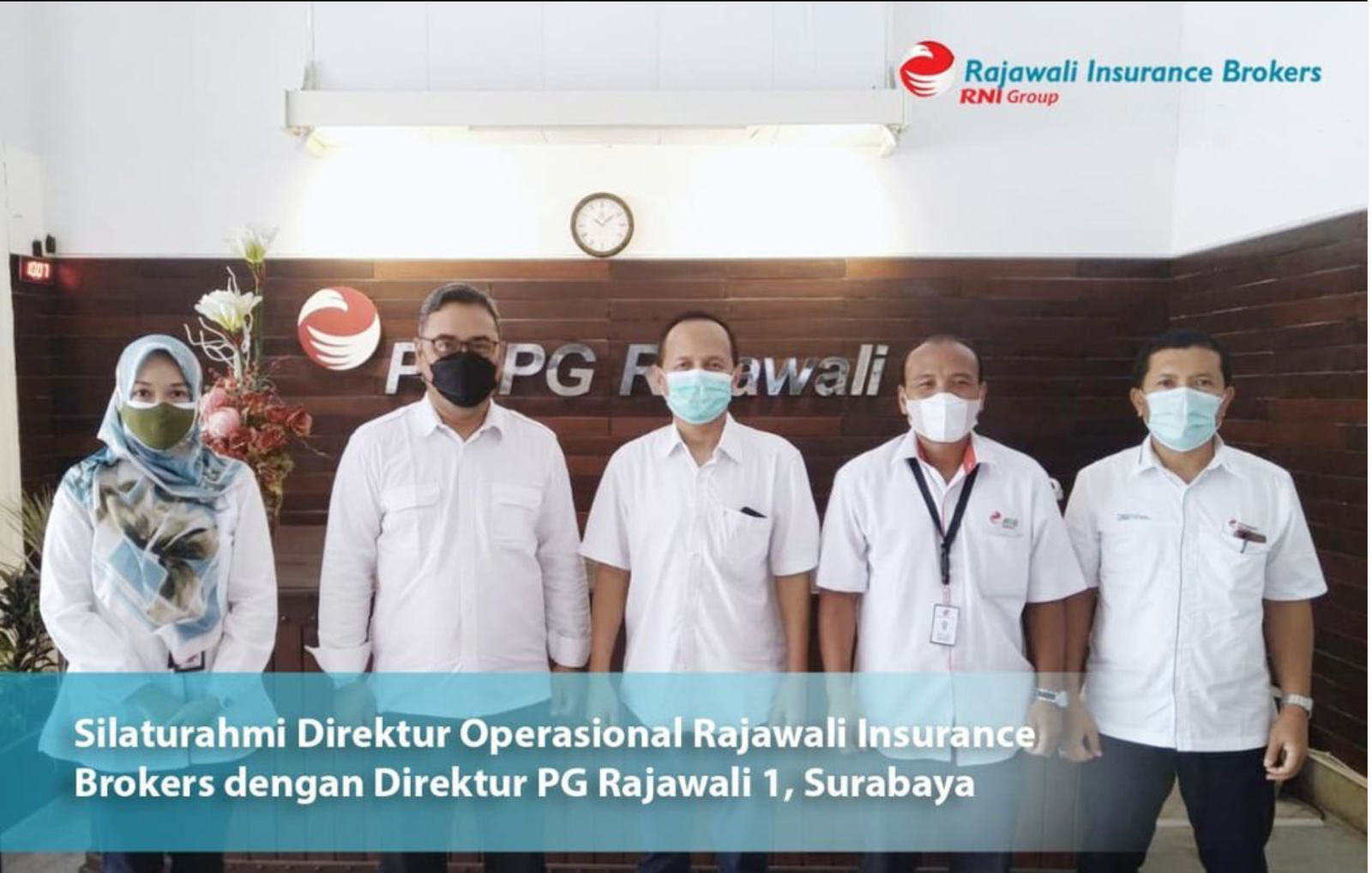 Silahturahmi Bapak Demmy S. Prabowo di PT PG Rajawali 1