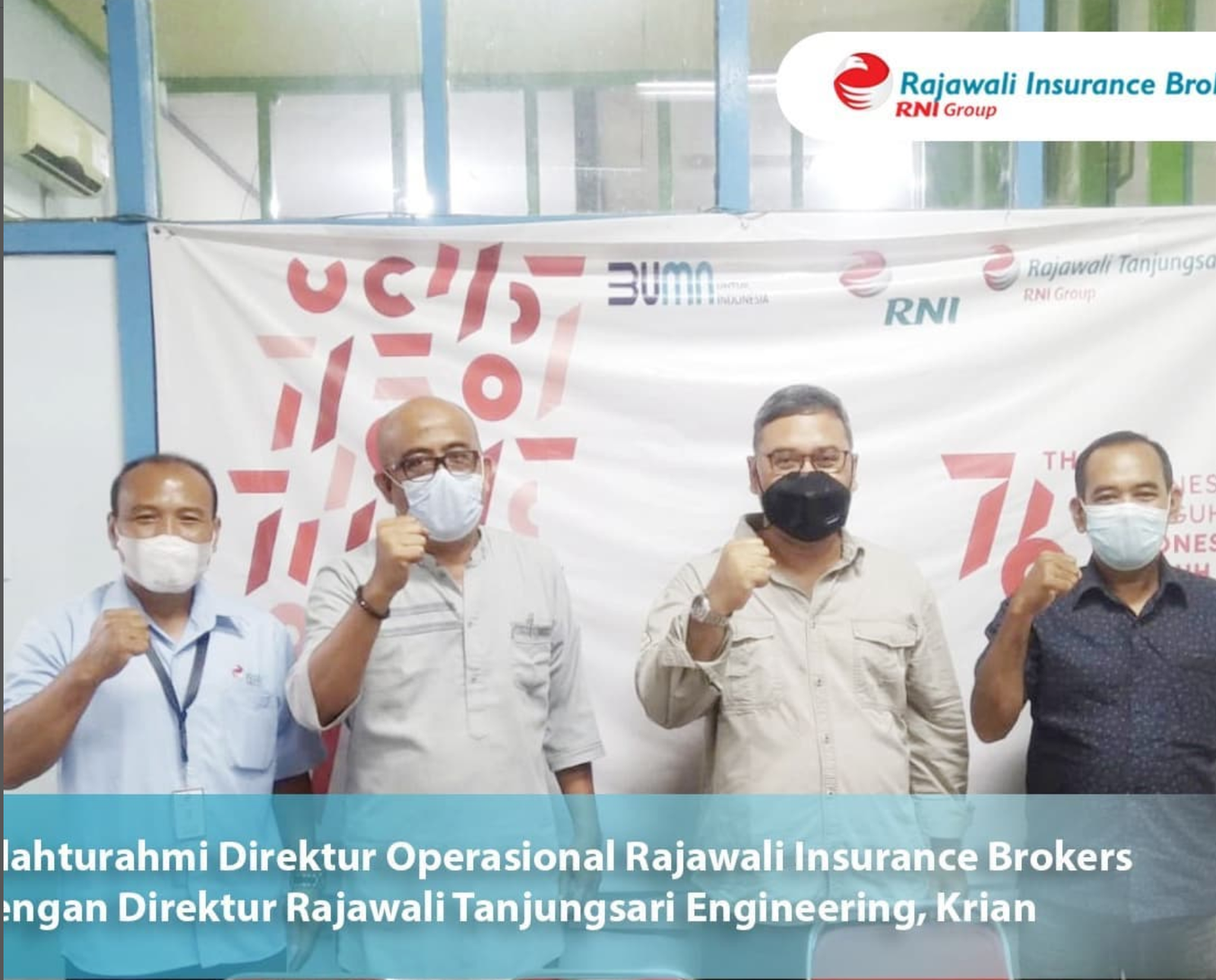 Silahturahmi Bapak Demmy S. Prabowo Di PT Rajawali Tanjungsari Enjiniring